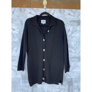 Margaret O'Leary knit front button sweater size small/ medium